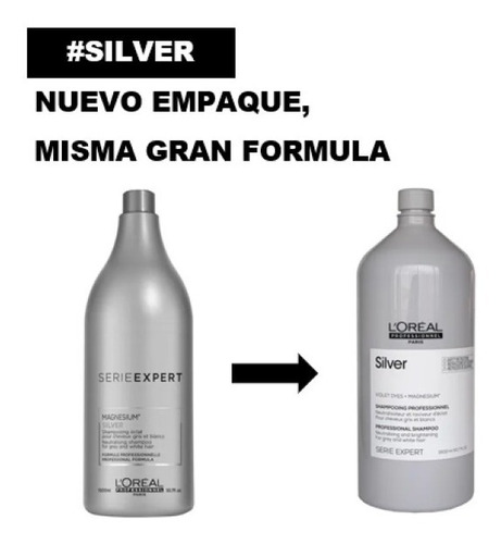 Shampoo Silver  L'oreal 1500ml