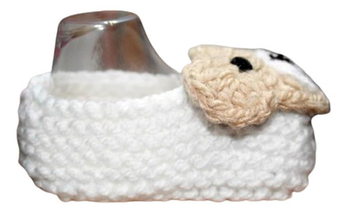 Conjunto Tejido De Zapatitos Y Gorro De Ositos Para Bebé