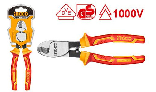 Alicate Aislado 6  Corta Cable Hiccb28160 Ingco