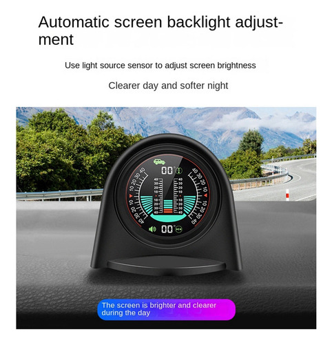 Inclinómetro Digital X94 Hud Para Coche, 4x4 Gps, Todoterren