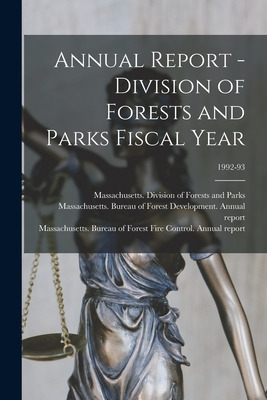 Libro Annual Report - Division Of Forests And Parks Fisca...