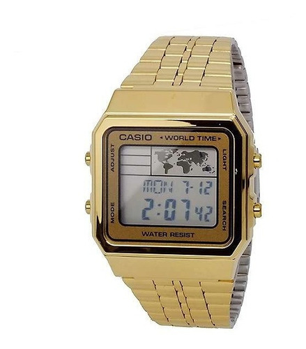 Reloj Casio A_500wga_9 Dorado Unisex
