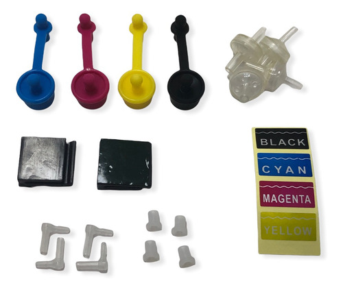 Kit 10 Reservatório Bulk Ink 200ml Cada Cor Total 800ml