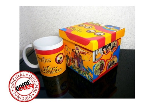 Taza Beatles Submarino Amarillo, Con Estuche Game Over