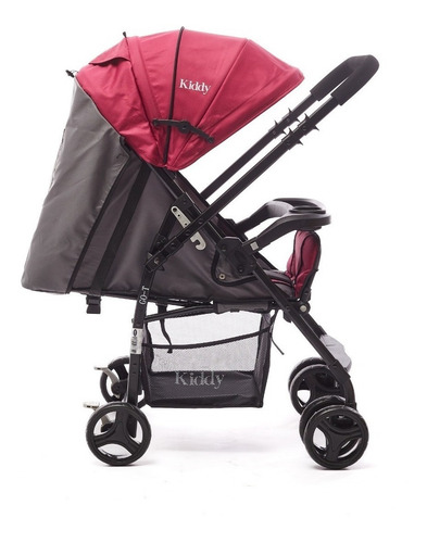 Imagen 2 de 8 de Cochecito Bebé Kiddy Go Ts Manija Rebatible + Huevito