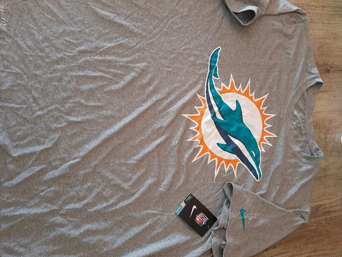 Imagen 2 de 3 de ¡ùnica! Remera Nike Miami Dolphins Nfl Xxl