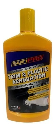 Renovador De Piezas Plasticas Y Molduras Sun Pro 500ml