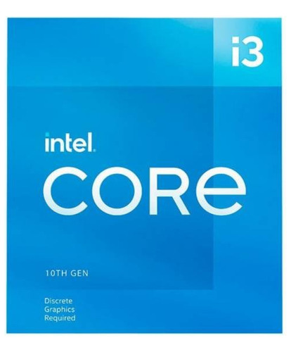 Procesador Intel Core I3-10105f 3.70 / 4.40 Ghz, 6 Mb Caché 