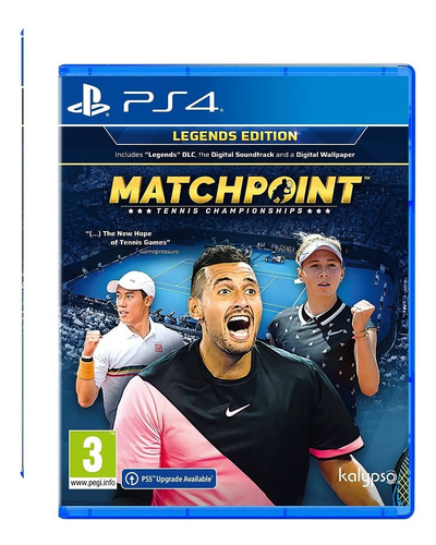 Matchpoint Tennis Championship Legends Edition Ps4 Físico