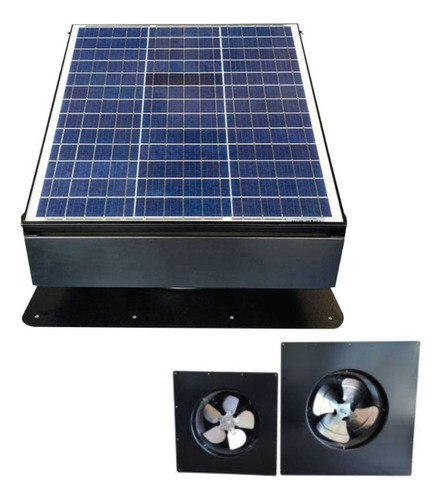 Extractor De Aire Solar 40w - Ventilación De Entretecho