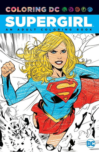 Libro: Supergirl: An Adult Coloring Book