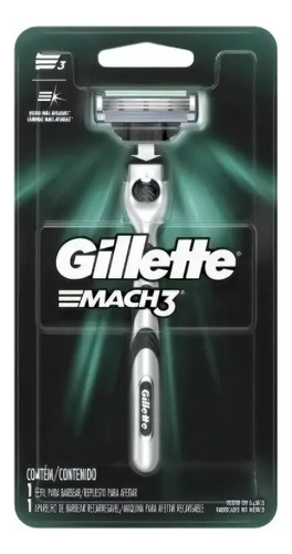 Máquina Afeitar Gillette Mach3 1 Unidad