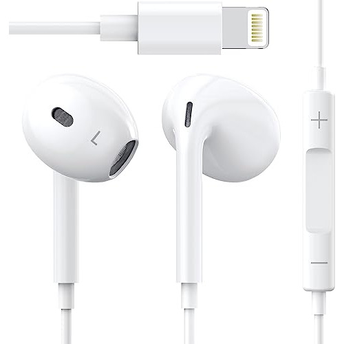 Auriculares Cable iPhone, Auriculares Cable Lightning C...