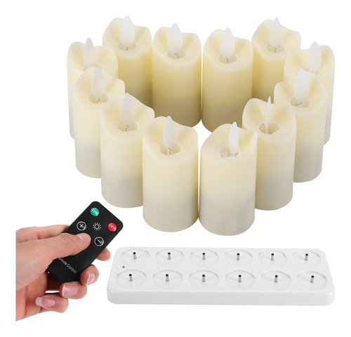 Set De Velas Sin Llama De Simulación Eléctrica Candle