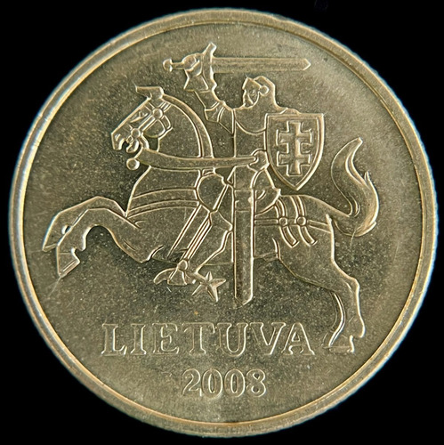Lituania, 20 Centu, 2008. Sin Circular