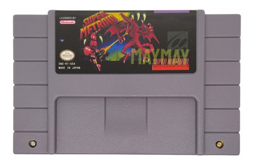Imagen 1 de 1 de Super Metroid Rpro Repro Snes Cartucho Super Nintendo