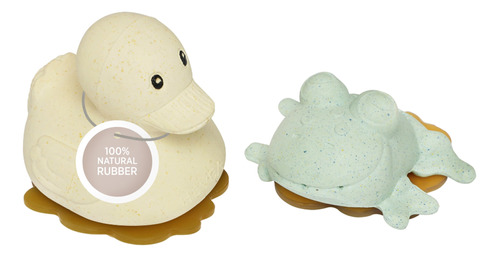 Hevea Squeeze'n'n'splash Rubber Duck & Frog Toys Juego De Re