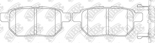 Pastilla De Freno Trasera Toyota Matrix 1.8 2004-2009