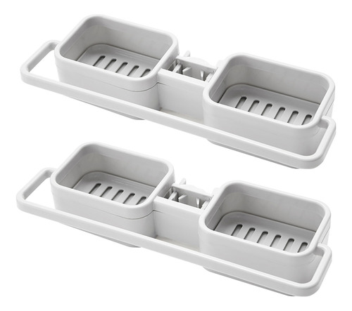 Esponja Para Almacenamiento De 2 Grifos, Lavabo, Caja De Jab