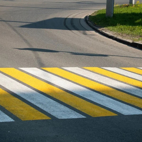 Tinta Demarcação Viária 3,6l Tinta Para Asfalto Acabamento Fosco Cor Amarelo