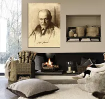 Comprar Cuadro 30x45cm Sigmund Freud Estilo Vintage Genio Psicologia