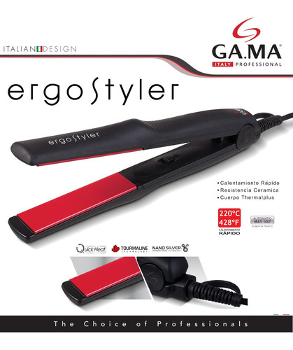 Planchita De Pelo Gama Ergostyler Ceramic 220ºc