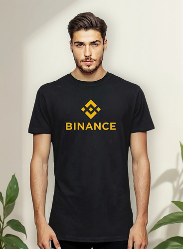 Polera Estampada Binance Crypto Geek Cripto Bitcoin