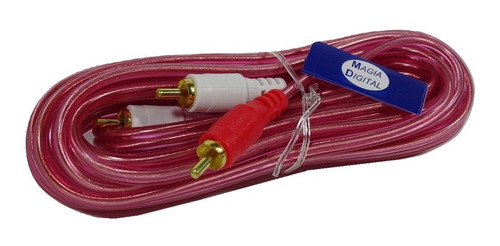 Imagen 1 de 4 de Extension 2 Plugs Rca Por Lado 3.60 Metros Dxr 081-313