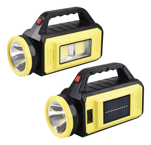 Linterna Portátil Recargable Q Solar Supe 8343