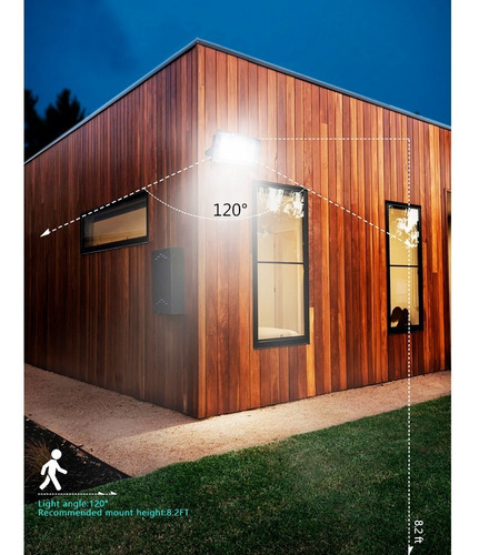 Imagen 6 de 10 de Reflector Led 30w Exterior Interior Sensor Luz Blanca Ip65
