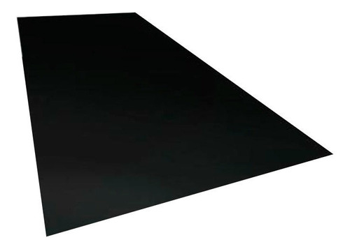 Chapa Lisa Color Negro C25 Ternium 1,22 X 2,44 Metros