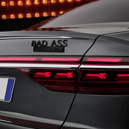 Emblema De Edición De Bad Ass Para Automóvil, Coche Parto 3d