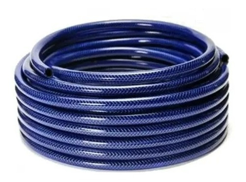 Manguera De Riego Freplast Mallada Trenzada Azul 1/2 X 50 Mt