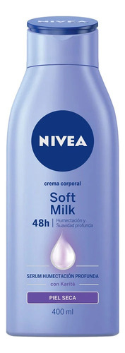  2 Pack Crema Corporal Soft Milk Nivea 400