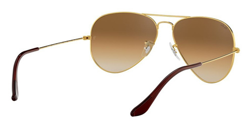 Lente De Sol Ray Ban Piloto Café Desvanecido Rb3025