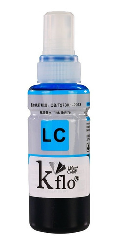 Tinta Para Impresora Kflo T673 Light Cian ( Cian Claro ) Color Cian Claro De 100 Ml