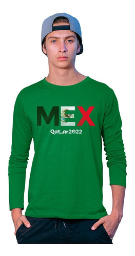 Imagen 1 de 4 de Playera Selección Mexicana - Verde - México - Qatar 2022