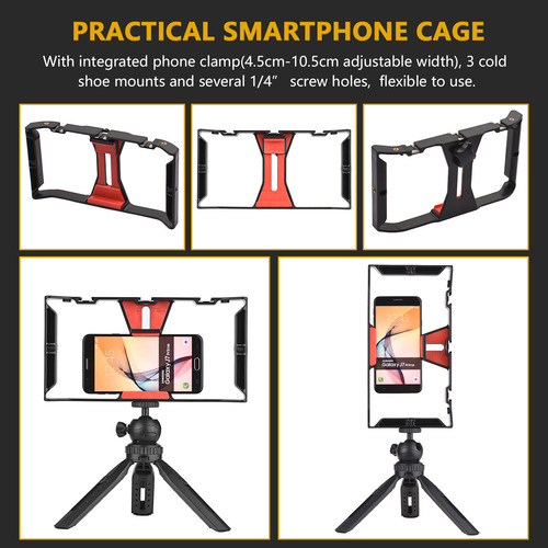 Kit De Videoconferencia Para Smartphone Andoer Rig Vlog Que