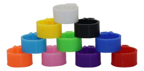T Anillos De Pájaros Bandas De Pierna Para Paloma Multicolor