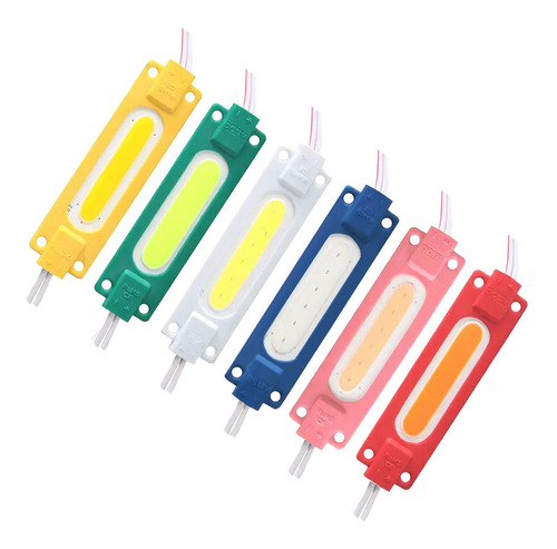 Tabla Rigida Led Colores Auto Moto Cob 12v Alta Calidad