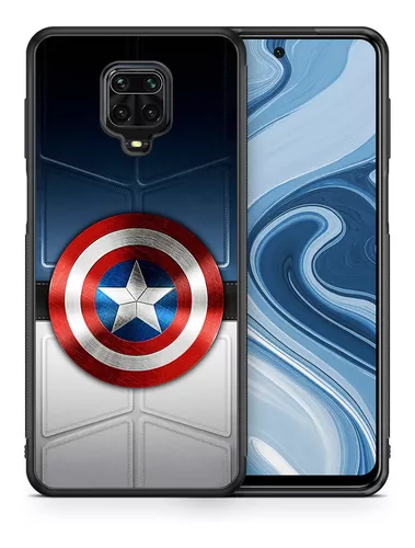 Funda para Xiaomi Redmi 9AT Oficial de Marvel Capitán América