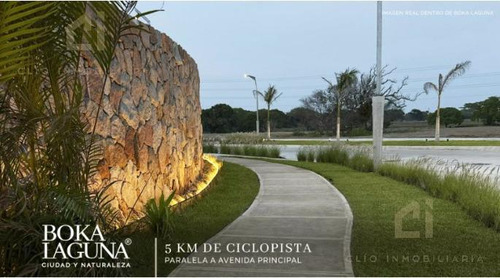 Terrenos En Venta En Veracruz, Boka Laguna Desde 200 M2, Acceso A Área Recreativa,  Acceso Controlado,  Áreas Verdes, Ciclopista.