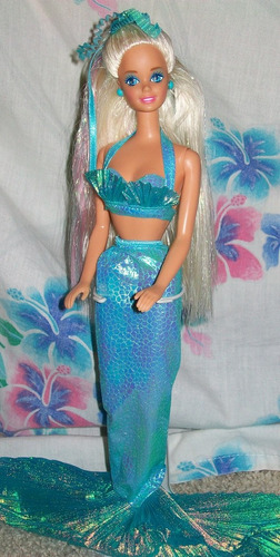 Vendo Vintage Barbie Mermaid Año 1991 Mattel 