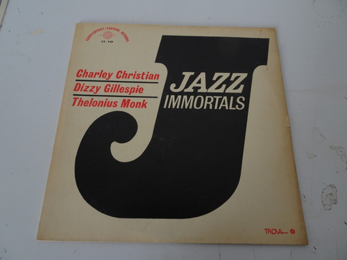 D Gillespie, T Monk, Ch Christian - Jazz Inmortals - Vinilo 