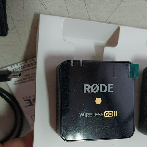 Microfone Sem Fio Rode Wireless Go- Black Cor Preto Opem Box (Recondicionado)