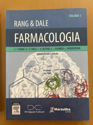 Livro Farmacologia Rang & Dale 7a Edição Volume 1 E 2