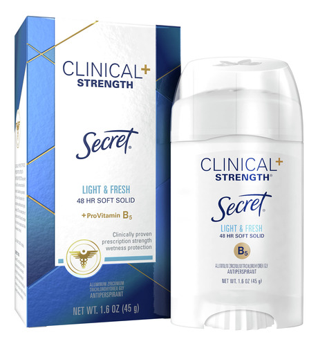 Secret Clinical Strength Antitranspirante Desodorante Suave.