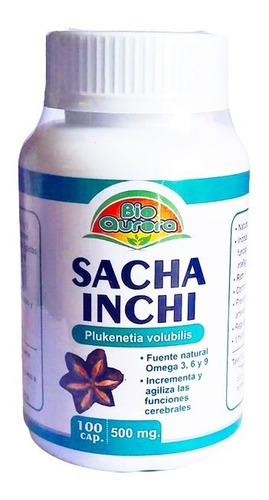 Cáps Aceite Extra Virgen De Sacha Inchi Omega,3,6,9 De Perú