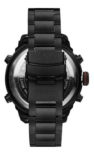 Relógio Masculino Original Esportivo Grande Cinza Prata Aço