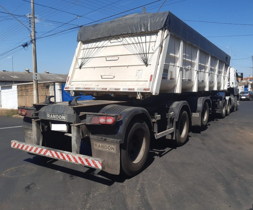 Imagem 3 de 15 de Mercedes Benz Axor 2540 2009 6x2 Carreta Randon 2014 S Pneus